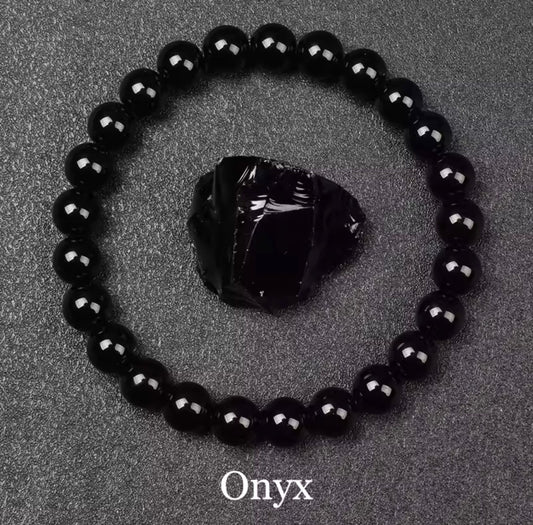 'Obsidian' Mirror Bracelet