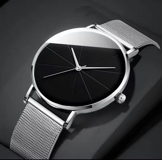 'Eclipse' Silver Mesh